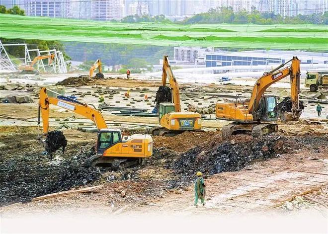 根拔起！你以为的“负资产”被盘活了！冰球突破深圳110米高“垃圾山”连(图2)